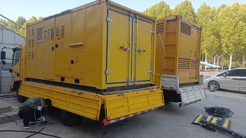 会宁柴油发电机组和UPS电源配合使用时的注意事项